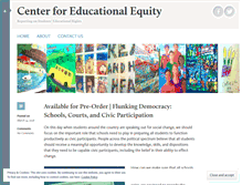 Tablet Screenshot of educationalequityblog.org